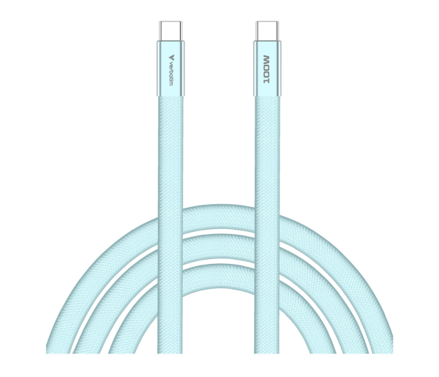 Verbatim SoftTouch USB-C to C cable 100W 120 cm - Blue - 1607294 - zdjęcie
